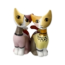 GOE-31328026 Cat figurine - Arianna e Lio Rosina Wachtmeister World of cats Goebel