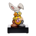 GOE-66452891 Figurine Grey Rabbit 23 cm Pop Art Romero Britto Goebel