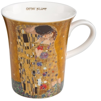 GOE-67011211 The Kiss - Artist Mug 11 cm 0.40 l Artis Orbis Gustav Klimt Goebel