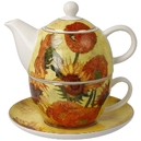 GOE-67062631 Artis Orbis Vincent van Gogh Tea for One Sunflowers Goebel