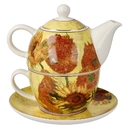 GOE-67062631 Artis Orbis Vincent van Gogh Tea for One Sunflowers Goebel